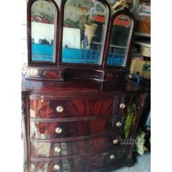 Secretaire con specchio