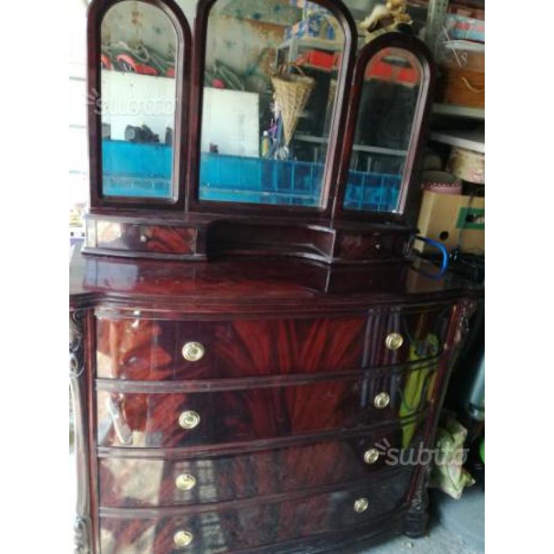 Secretaire con specchio