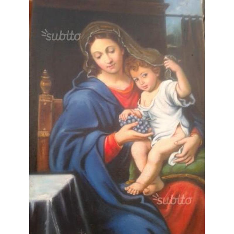 Madonna con bambina. (madonna del grappolo)