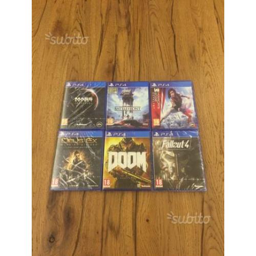 Giochi originali ps4 sigillati