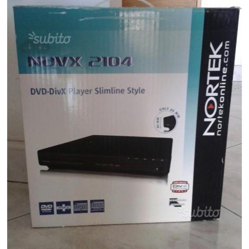Lettore Dvd,Dvx NORTEK nuovo con scatolo