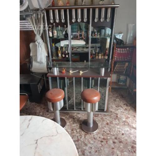 Mobile bar sgabelli vintage