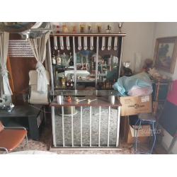Mobile bar sgabelli vintage