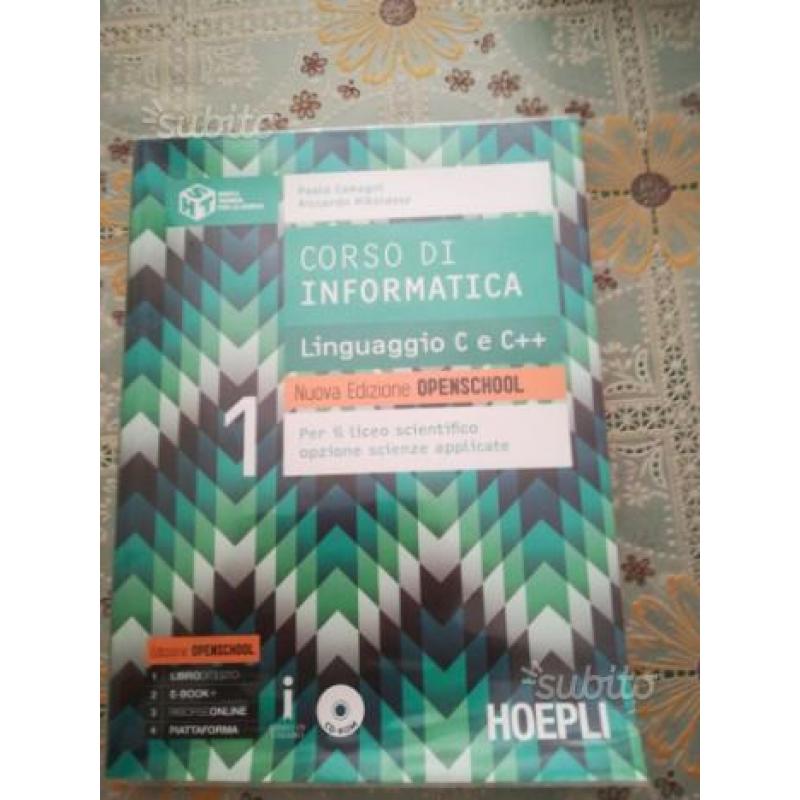 Libro liceo scientifico Carlo urbani
