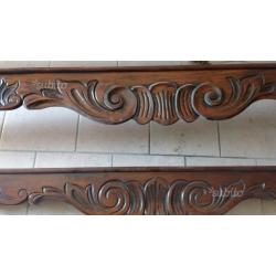 Ferma tende in legno lavorato