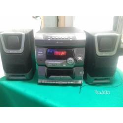 Stereo roadstar radio cd e cassette