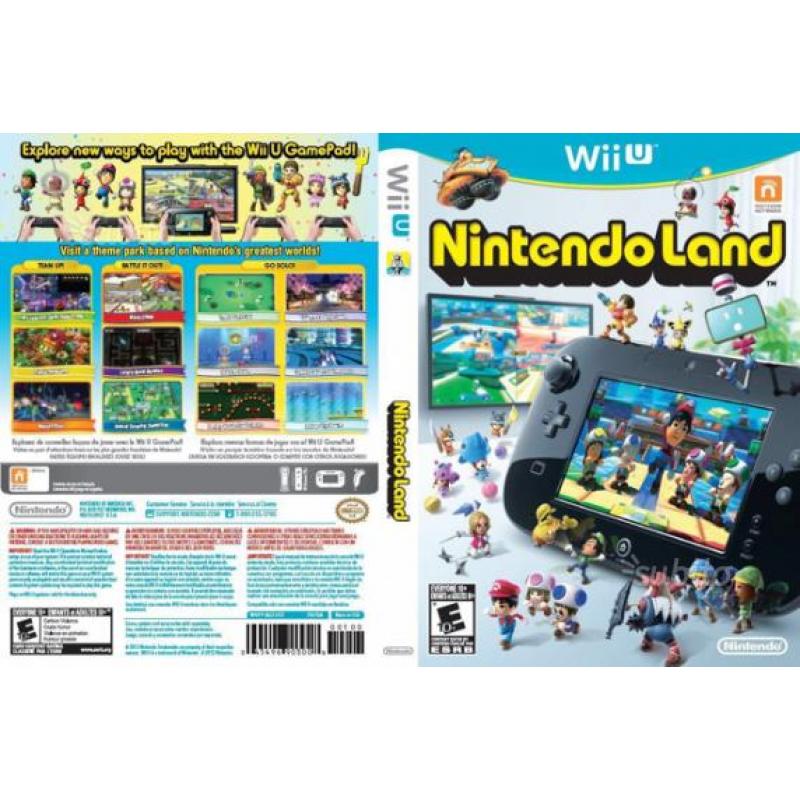 Nintendo land wii u nuovo sigillato