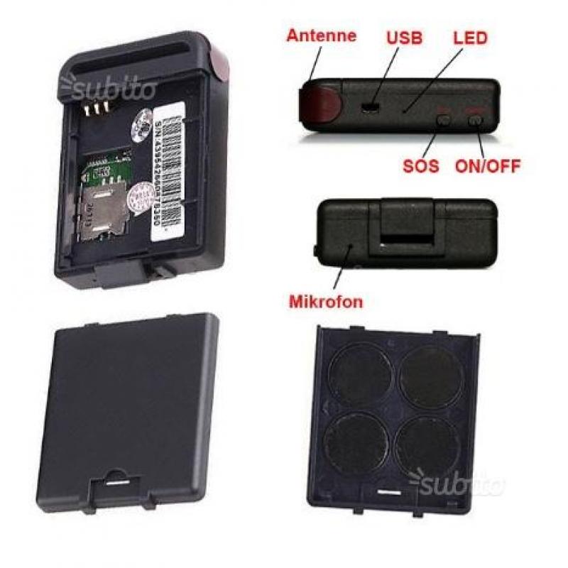 Nuovo Gps Tracker TK102 Gprs/Gsm/Sim VERSIONE TOP
