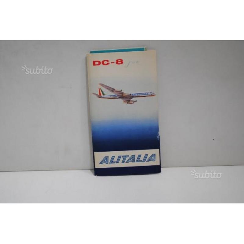 Alitalia opuscolo di bordo illustrato
