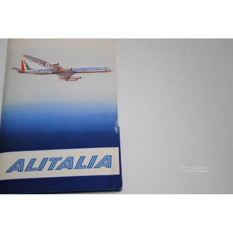 Alitalia opuscolo di bordo illustrato