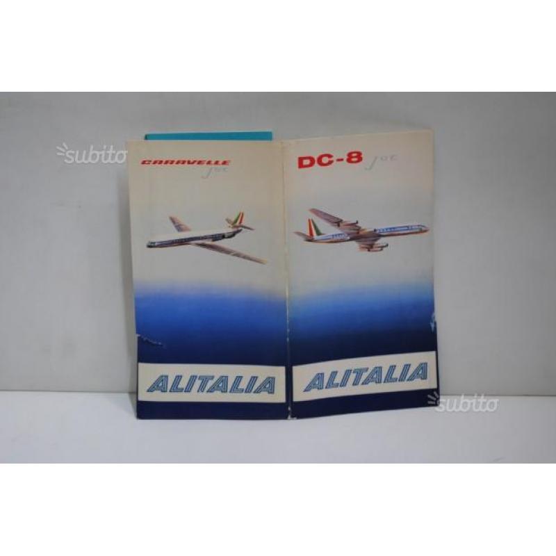 Alitalia opuscolo di bordo illustrato