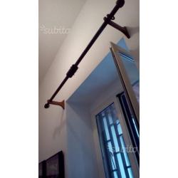 Asta in legno per tenda