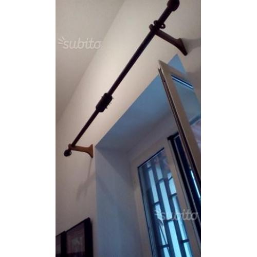 Asta in legno per tenda