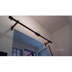 Asta in legno per tenda
