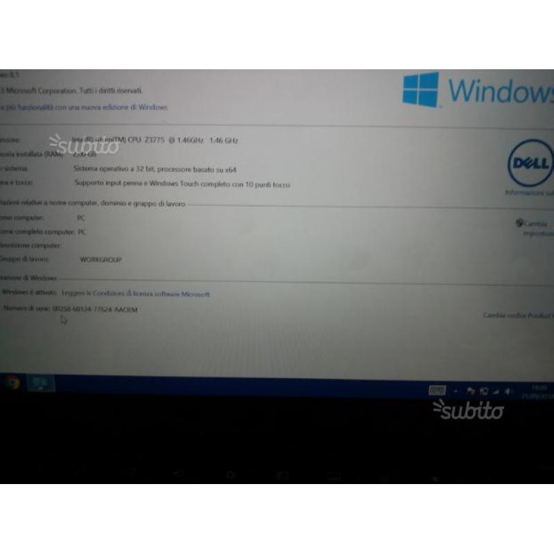 Tablet pc dell trasformer