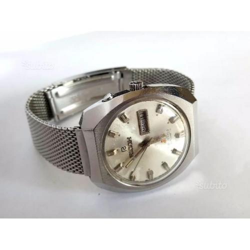 Orologio Ricoh Vintage aut. acciaio