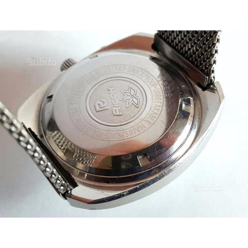 Orologio Ricoh Vintage aut. acciaio