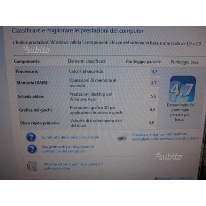 Pc ram 2 gb scheda video gt 8600 (512MB)