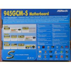 Scheda madre asrock 945GCM-S lga 775 con imballi