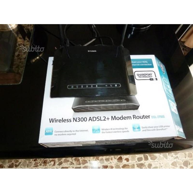 Modem Router D-Link DSL 2750b