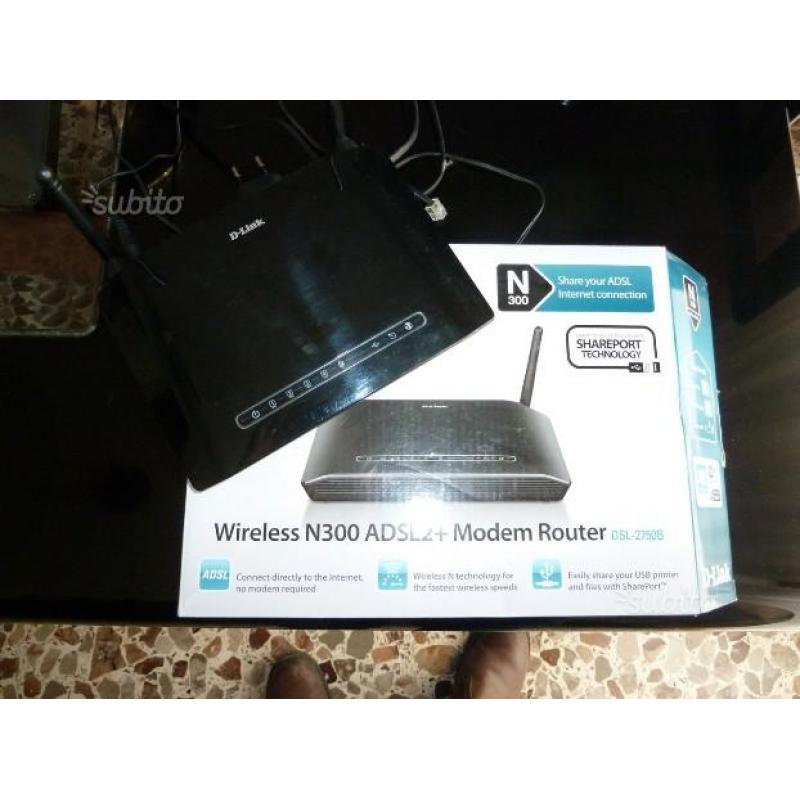 Modem Router D-Link DSL 2750b
