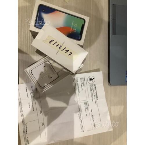 IPhone X 256 Gb in garanzia Apple