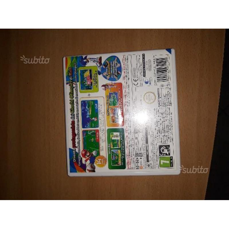 Mario e Sonic ai giochi olimpici di Rio 2016 3DS