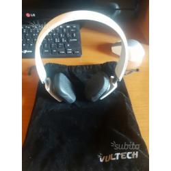 Cuffie Bluetooth vultech con microfono