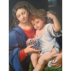 Madonna con bambina. (madonna del grappolo)