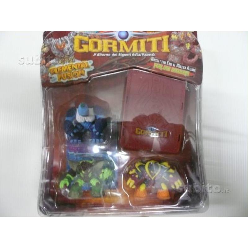 Gormiti serie elemental fusion con schede