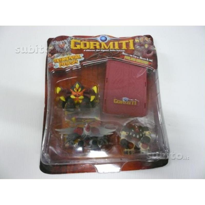 Gormiti serie elemental fusion con schede